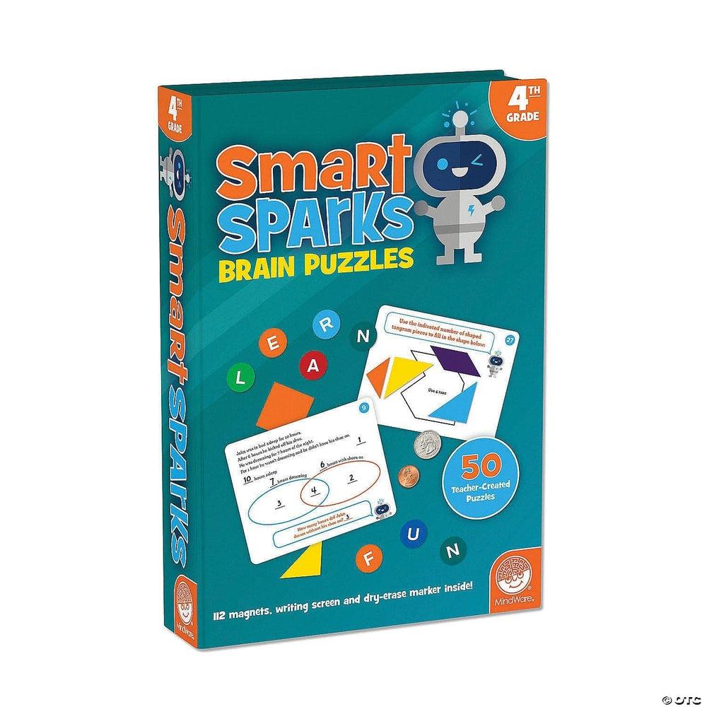 MindWare-Smart Sparks Brain Puzzles - 4th Grade-14097858-Legacy Toys