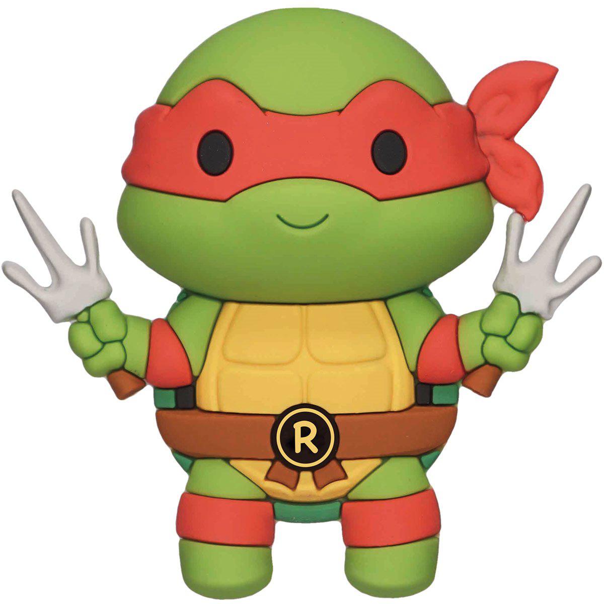 Monogram-3D Foam Collectible Magnet - TMNT Raphael-63412-Legacy Toys