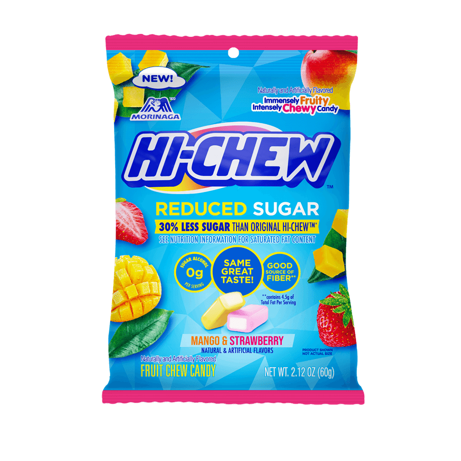 Morinaga-HI-CHEW Reduced Sugar Bag 2.12oz-15230-Legacy Toys