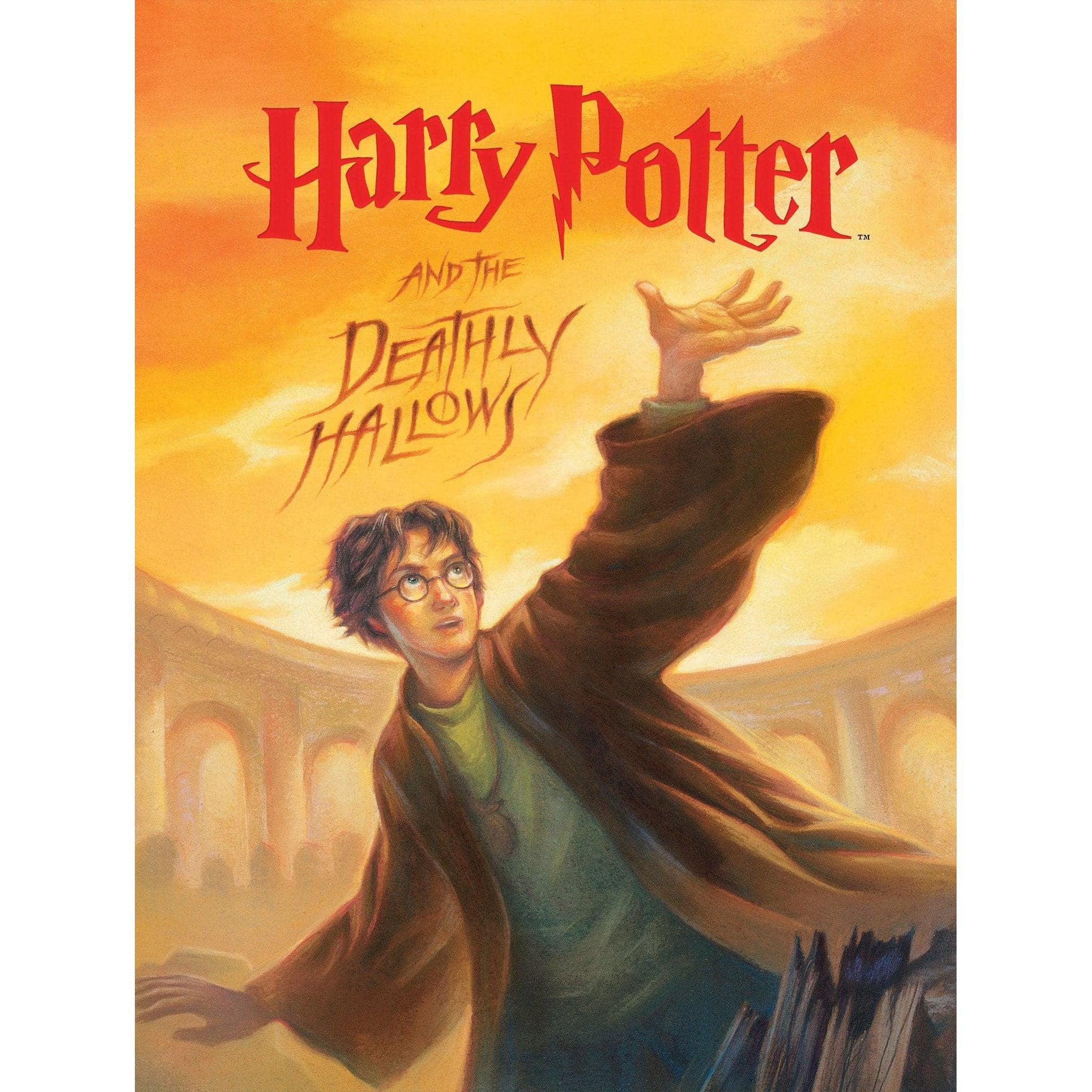 New York Puzzle Company-Harry Potter - Deathly Hallows Puzzle - 1,000 Piece Puzzle-NPZHP1607-Legacy Toys