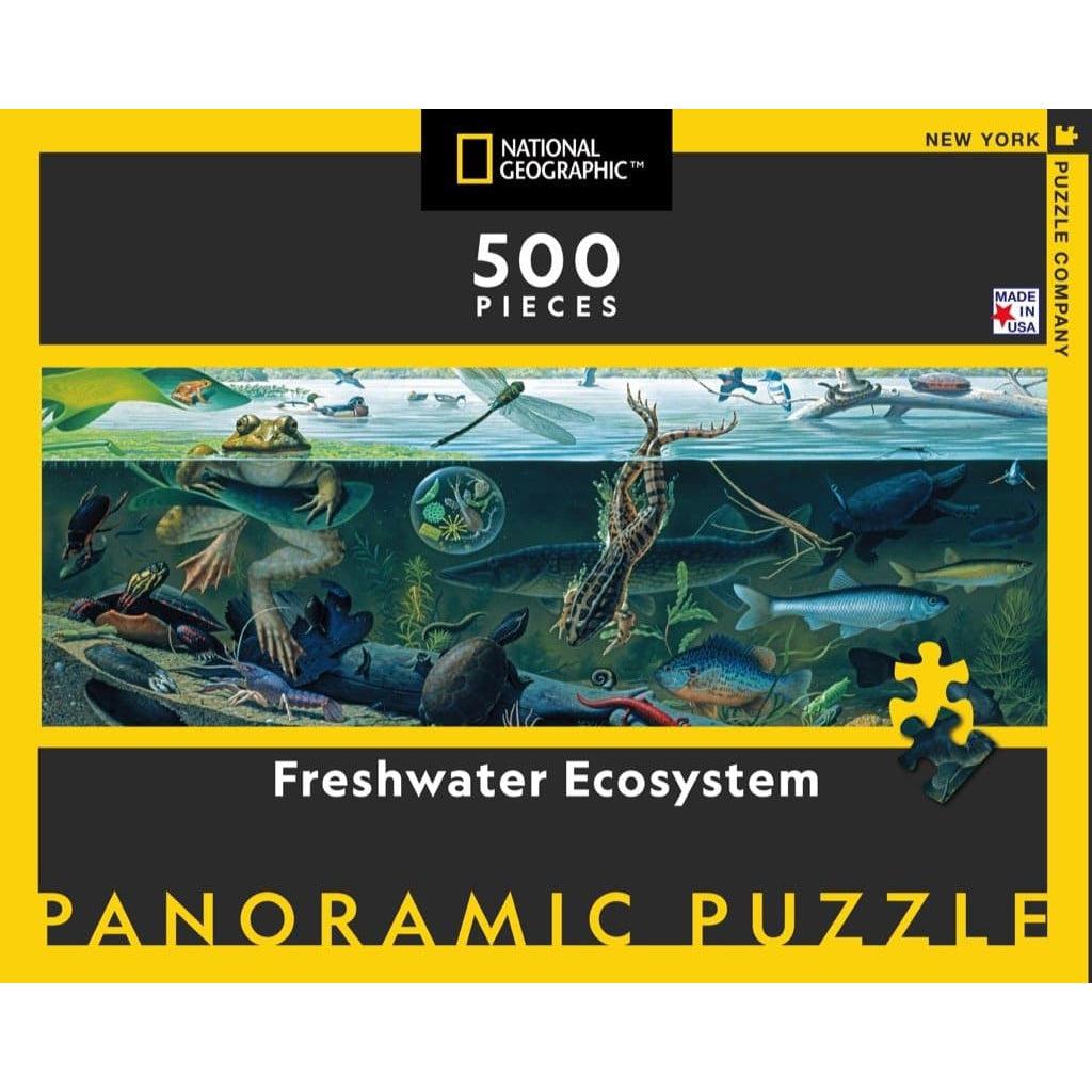 New York Puzzle Company-National Geographic - Freshwater Ecosystem - 500 Piece Puzzle-NPZNG1982-Legacy Toys