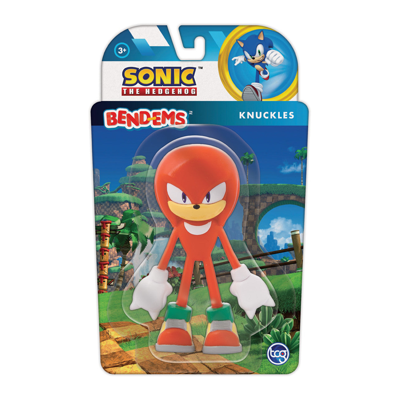 NJ Croce-Bend-Ems Sonic The Hedgehog Knuckles-55024-Legacy Toys