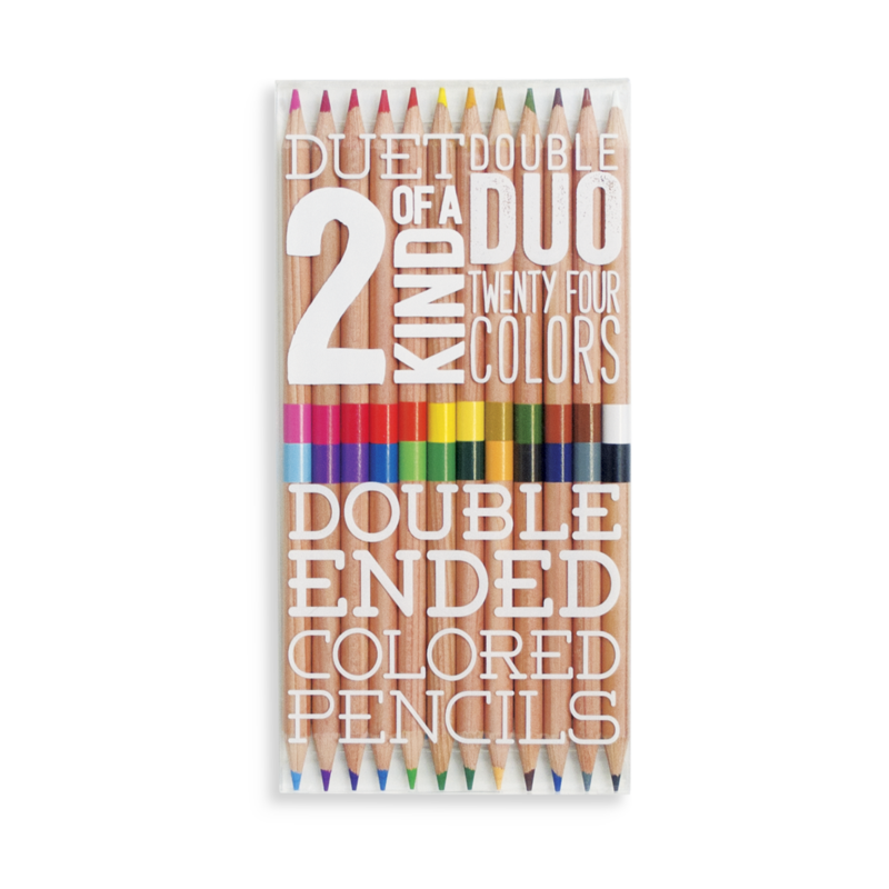 Ooly-2 Of A Kind Double Colored Pencils-128-103-Legacy Toys