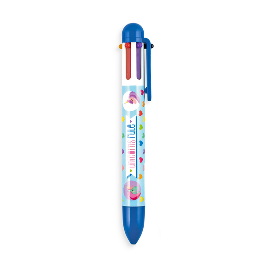 Ooly-6 Click Pen-Unique Unicorns-132-082-Legacy Toys