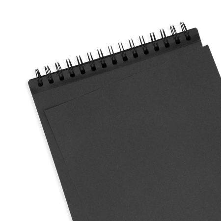Ooly-Black DIY Cover Sketchbook - Large-118-SK-BLK-Legacy Toys