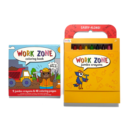 Ooly-Carry Along Crayon & Coloring Book Kit - Work Zone-138-027-Legacy Toys