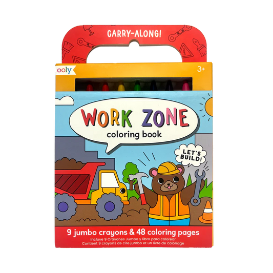 Ooly-Carry Along Crayon & Coloring Book Kit - Work Zone-138-027-Legacy Toys