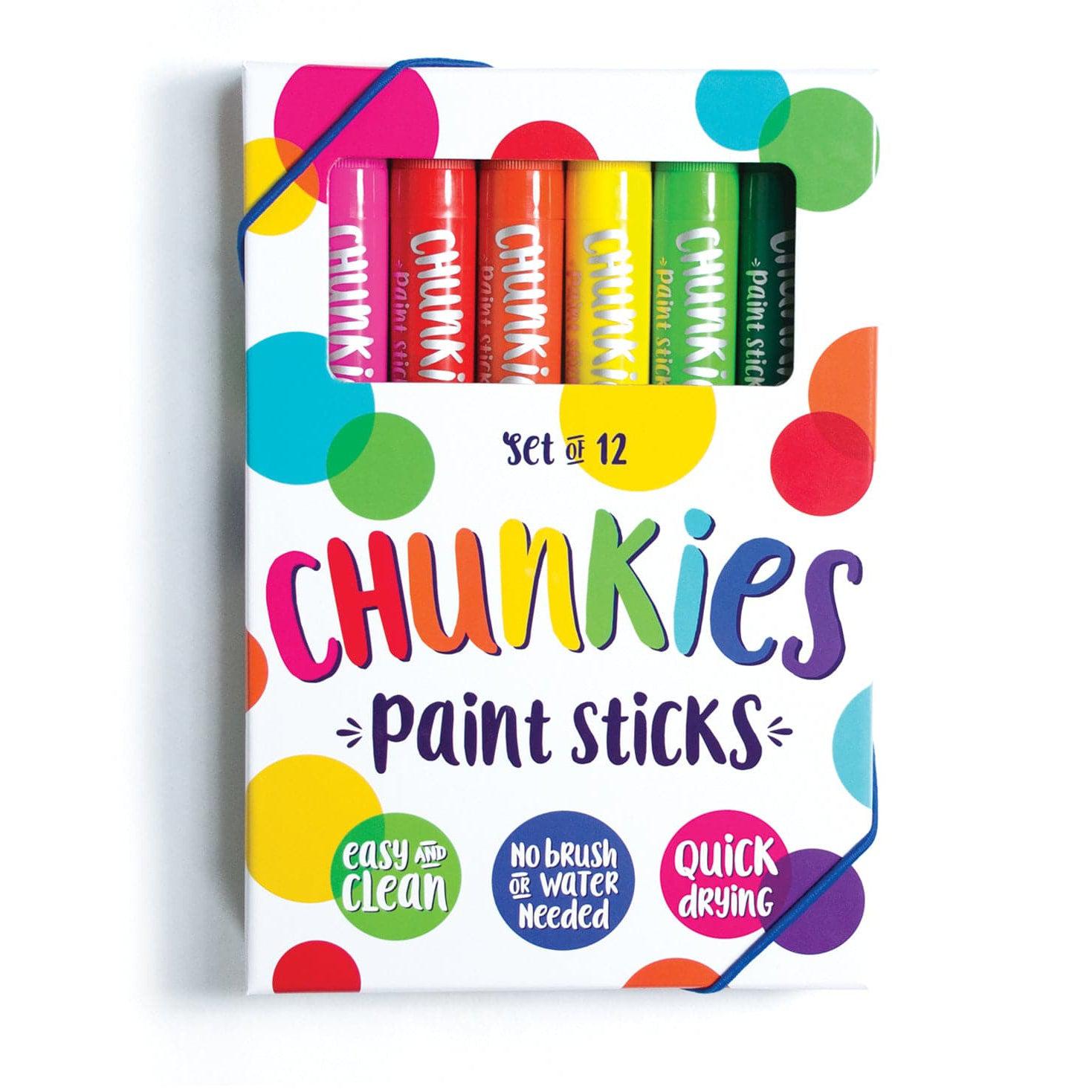 Ooly-Chunkies Paint Sticks - Set of 12-126-004-Legacy Toys