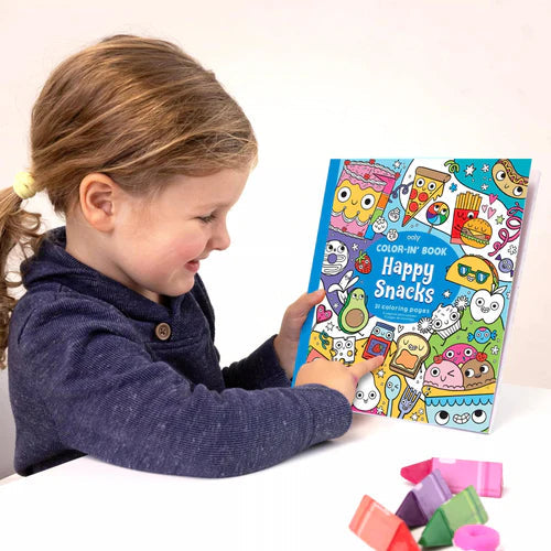 Ooly-Color In Book - Happy Snacks-118-306-Legacy Toys