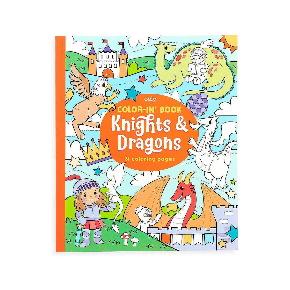 Ooly-Color In Book - Knights & Dragons-118-220-Legacy Toys