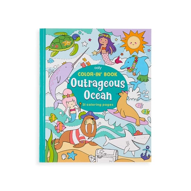 Ooly-Color In Book - Outrageous Ocean-118-205-Legacy Toys
