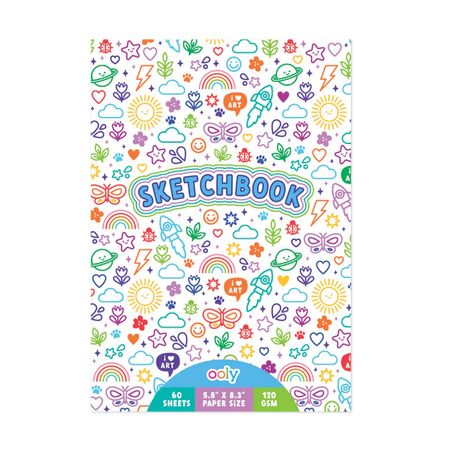 Ooly-Colorful Doodles Sketchbook-118-301-Legacy Toys