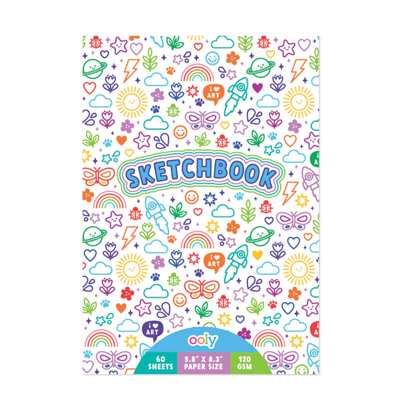 Ooly-Colorful Doodles Sketchbook-118-301-Legacy Toys