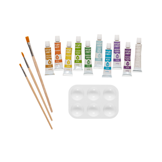 Ooly-Colorific Canvas Paint By Number Kit - Fantastic Dragon-161-052-Legacy Toys