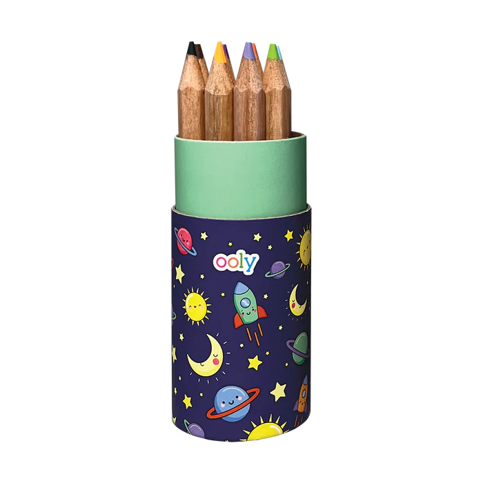 Ooly-Draw 'n' Doodle Mini Colored Pencils + Sharpener-128-172-Legacy Toys