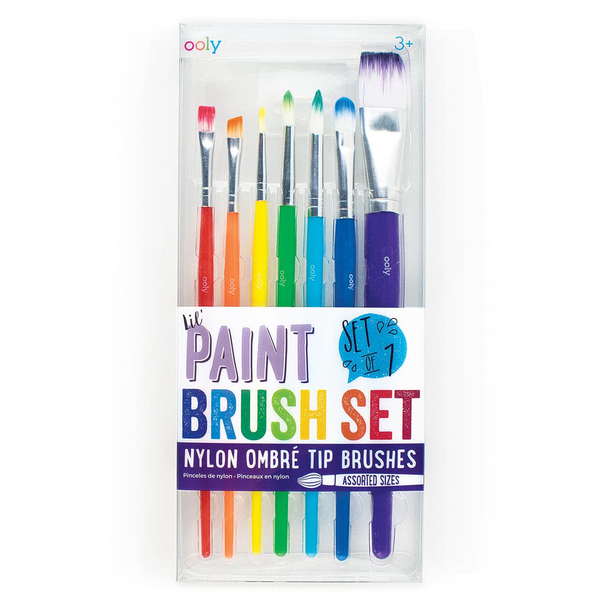 Ooly-Lil' Paint Brushes - Set of 7-126-005-Legacy Toys