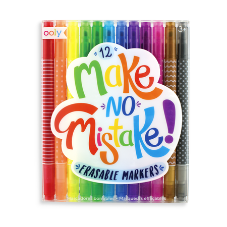 Ooly-Make No Mistake Erasable Markers-130-046-Legacy Toys