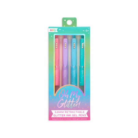 Ooly-Oh My Glitter! Gel Pens - Set of 4-132-130-Legacy Toys