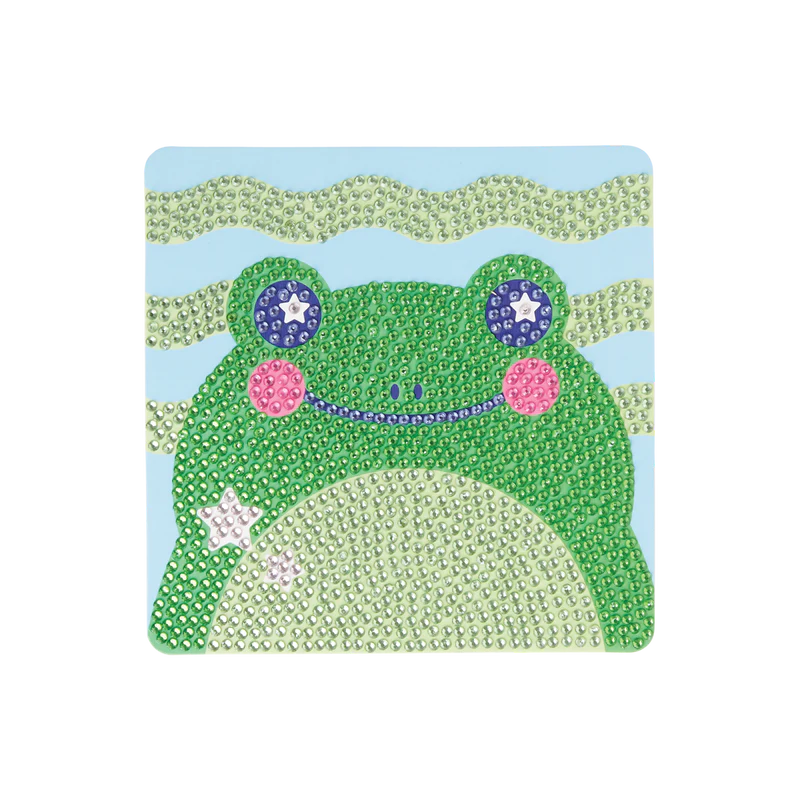 Ooly-Razzle Dazzle DIY Gem Art Kit: Funny Frog-161-087-Legacy Toys