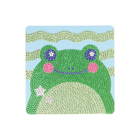 Ooly-Razzle Dazzle DIY Gem Art Kit: Funny Frog-161-087-Legacy Toys
