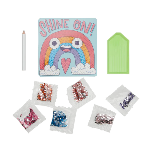 Ooly-Razzle Dazzle DIY Gem Art Kit: Rad Rainbow-161-081-Legacy Toys