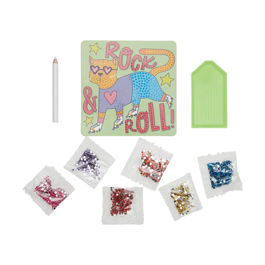 Ooly-Razzle Dazzle DIY Gem Art Kit: Rolling Rocker-161-084-Legacy Toys