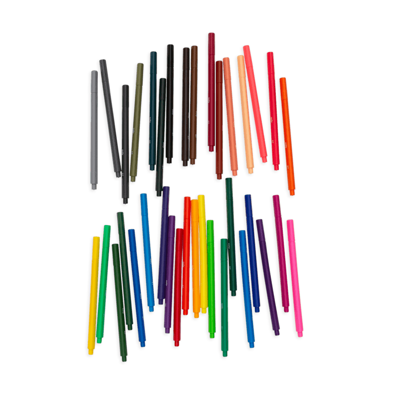 Ooly-Seriously Fine Felt Tip Markers-130-037-Legacy Toys