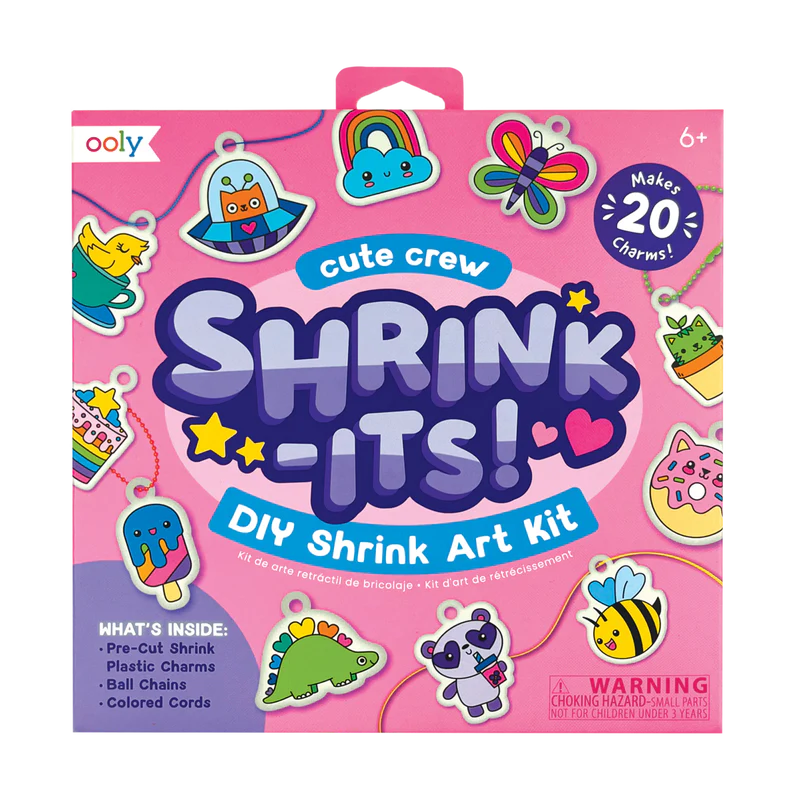 Ooly-Shrink-Its! D.I.Y. Shrink Art Kit - Cute Crew-161-108-Legacy Toys