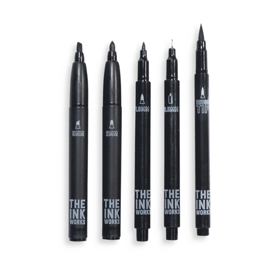 Ooly-The Ink Works Markers - Set of 5-130-036-Legacy Toys