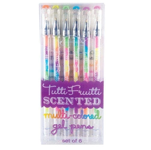 Ooly-Tutti Fruitti Scented Gel Pens - Set of 6-132-16-Legacy Toys