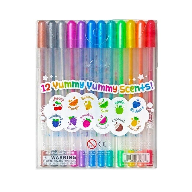 Ooly-Yummy Yummy Scented Glitter Gel Pens 2.0 - Set of 12-132-105-Legacy Toys