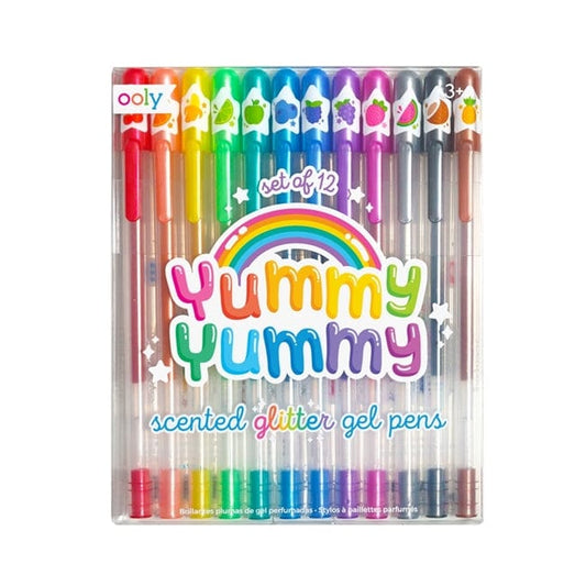 Ooly-Yummy Yummy Scented Glitter Gel Pens 2.0 - Set of 12-132-105-Legacy Toys
