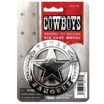 Parris Toys-Metal Texas Ranger Badge-8512C-Legacy Toys