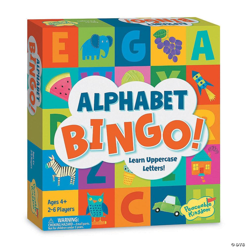 Peaceable Kingdom-Bingo: Alphabet Bingo!-GM112-Legacy Toys