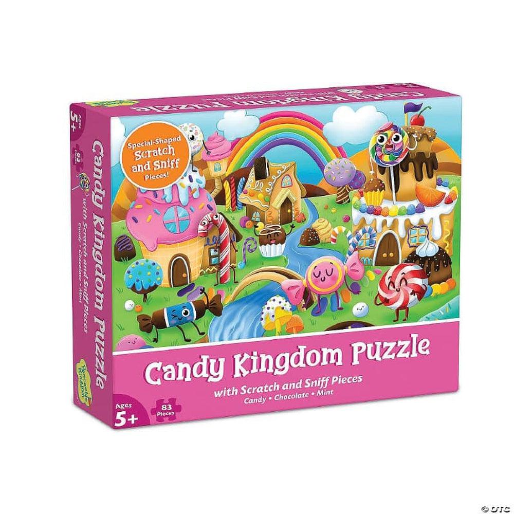 Peaceable Kingdom-Candy Kingdom Puzzle - Scratch & Sniff-PZ31-Legacy Toys