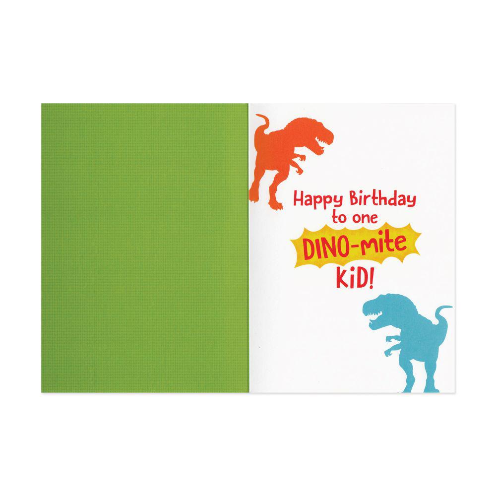 Peaceable Kingdom-Dinosaur High-Five Birthday Card-11087-Legacy Toys