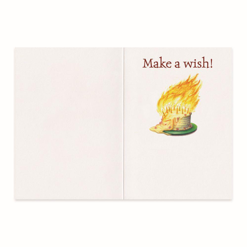 Peaceable Kingdom-Dragon Foil Birthday Card-11093-Legacy Toys