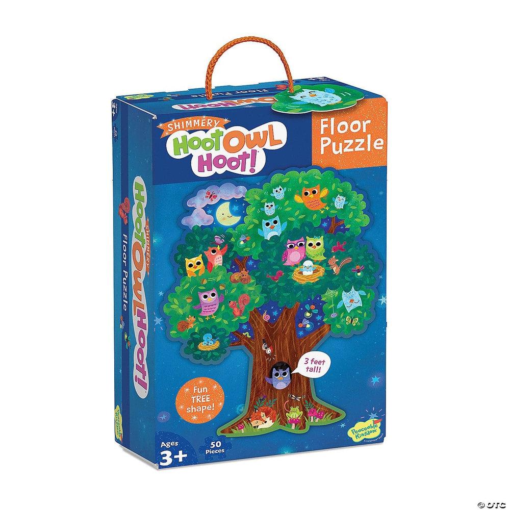 Peaceable Kingdom-Hoot Owl Hoot Floor Puzzle -50 Pieces-PZ29-Legacy Toys