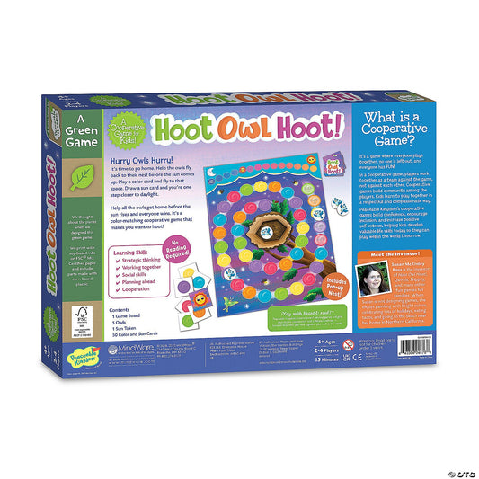 Peaceable Kingdom-Hoot Owl Hoot!-GM106-Legacy Toys