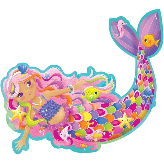 Peaceable Kingdom-Magical Mermaid Floor Puzzle 41 Pieces-PZ18-Legacy Toys