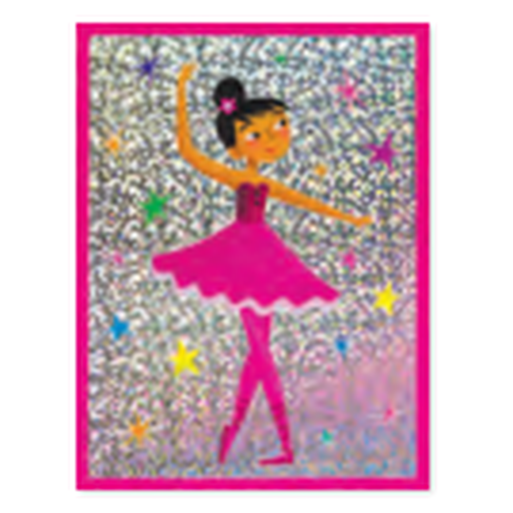 Peaceable Kingdom-Mini Card Enclosures-11024-Pink Ballerina-Legacy Toys