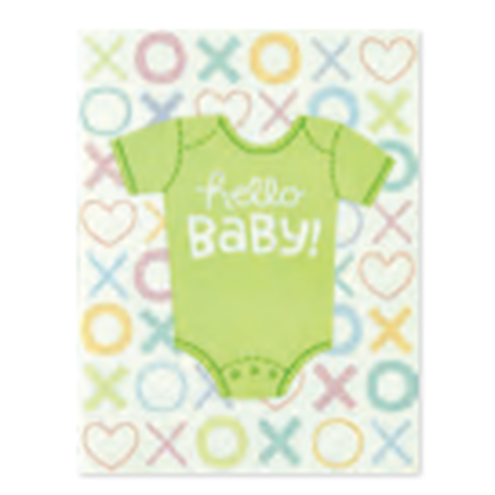 Peaceable Kingdom-Mini Card Enclosures-11017-XO Hello Baby-Legacy Toys