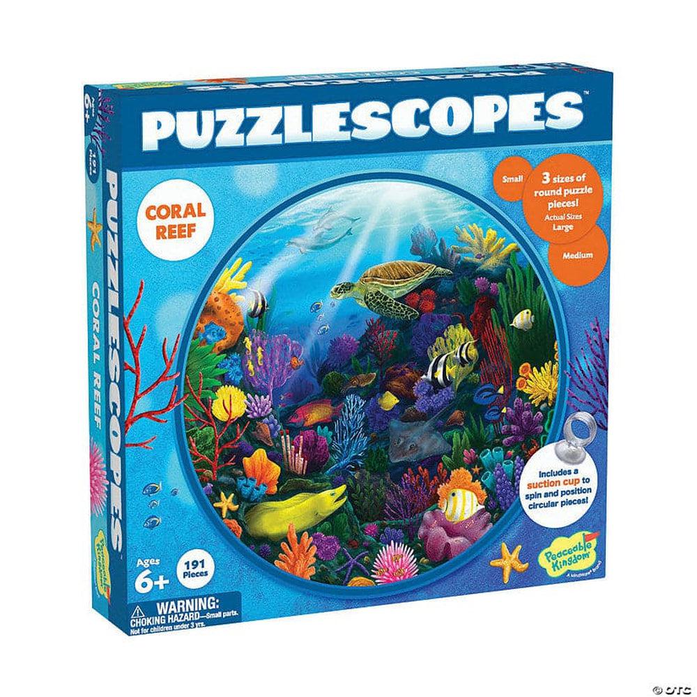 Peaceable Kingdom-Puzzlescopes - Underwater Disc Puzzle-PZ45-Legacy Toys