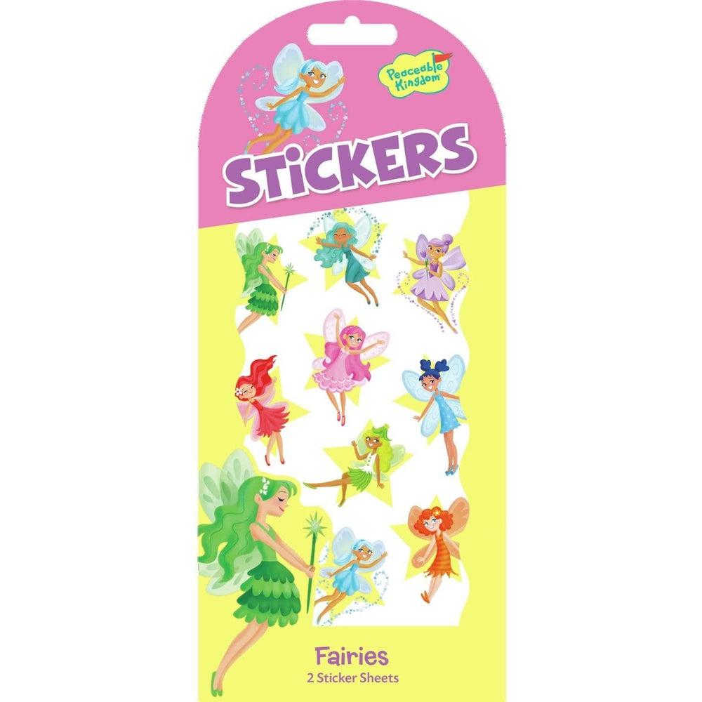 Peaceable Kingdom-Sticker Pack - Fairies-11649-Legacy Toys