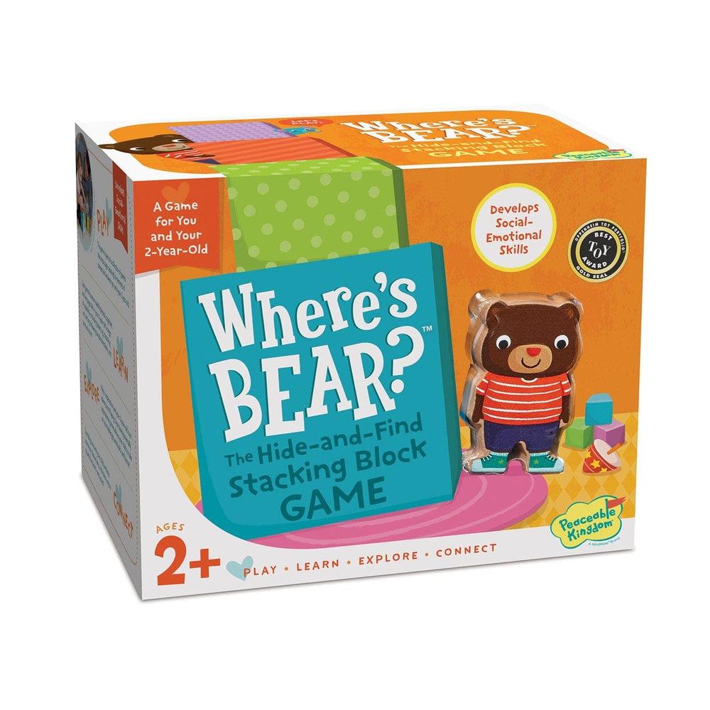 Peaceable Kingdom-Where's Bear?-GTT100-Legacy Toys