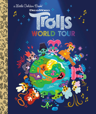 Penguin Random House-Trolls World Tour Little Golden Book (DreamWorks Trolls World Tour)-9780593122396-Legacy Toys