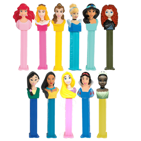 PEZ Candy-Pez Blister Card Dispenser - Disney Princesses - Assorted Styles-79819-Legacy Toys