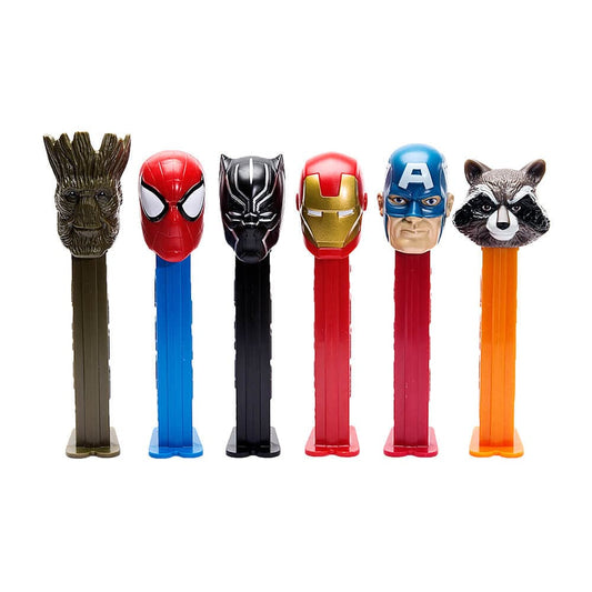 PEZ Candy-Pez Blister Card Dispenser - Marvel - Assorted Styles-79112-Legacy Toys
