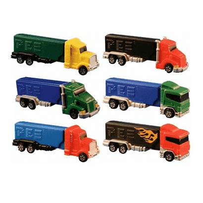 PEZ Candy-Pez Blister Card Dispenser - Trucks / Rigs - Assorted Styles-79874-Legacy Toys