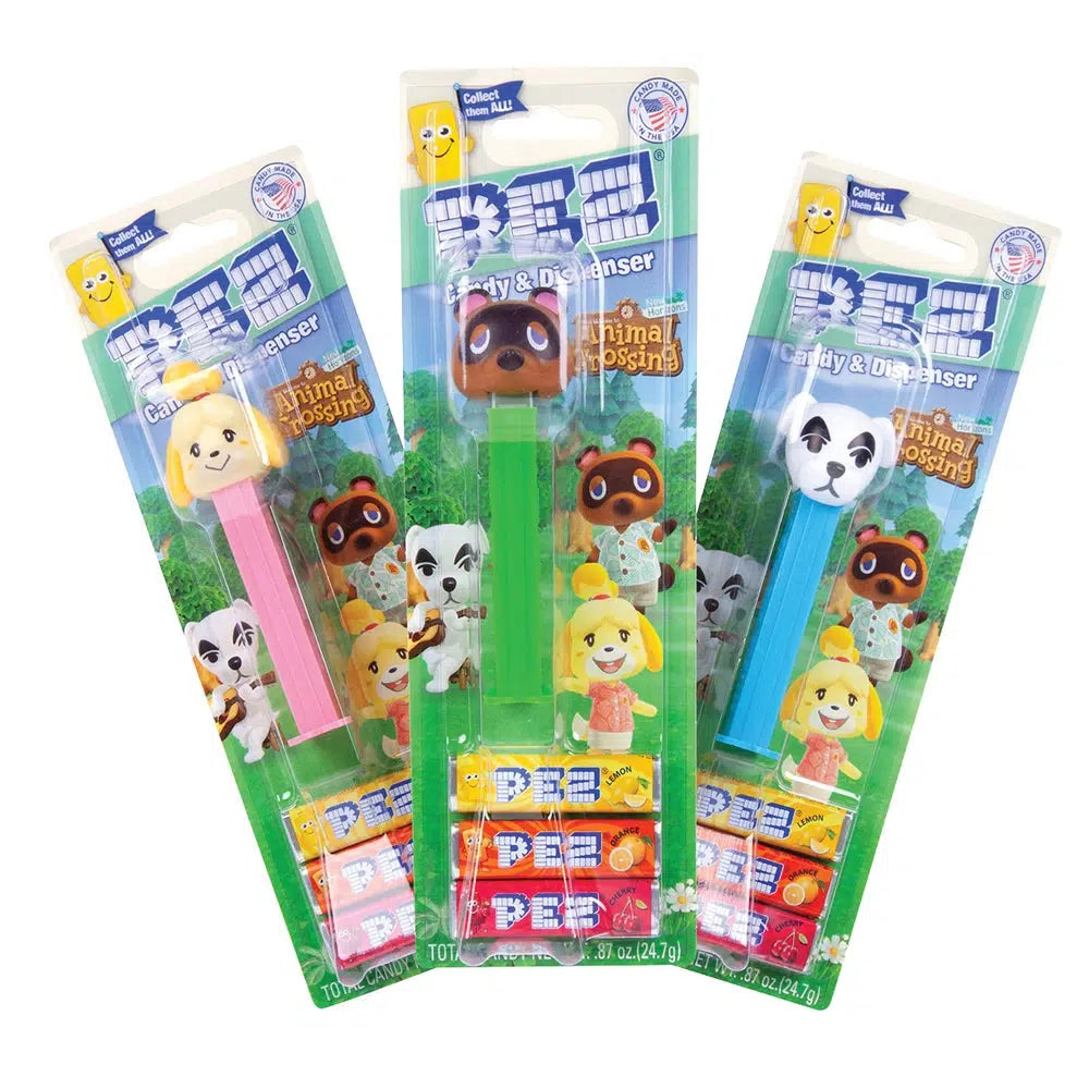 PEZ Candy-Pez Dispenser Blister Card - Animal Crossing - Assorted Styles-79521-Legacy Toys